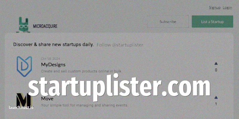 StartupLister